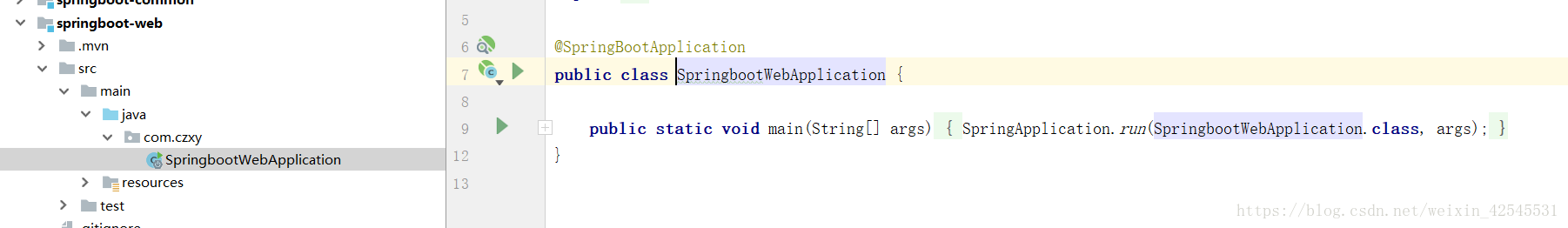 springboot 2个集合根据字段相等 取交集 stream流方式 两个springboot项目合并_SpringBoot_30