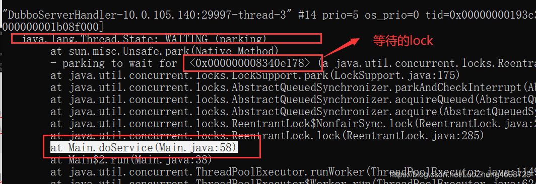 java 线程 堆栈 有很多 BLOCKED java线程堆栈分析_java_06