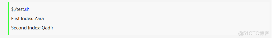 linux shell 数组获取元素索引号 shell 读取数组元素_Shell_06