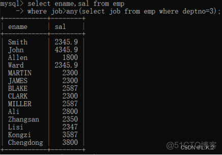 头歌MySQL数据库实验三数据查询二答案 sql数据查询实验报告_Group_27