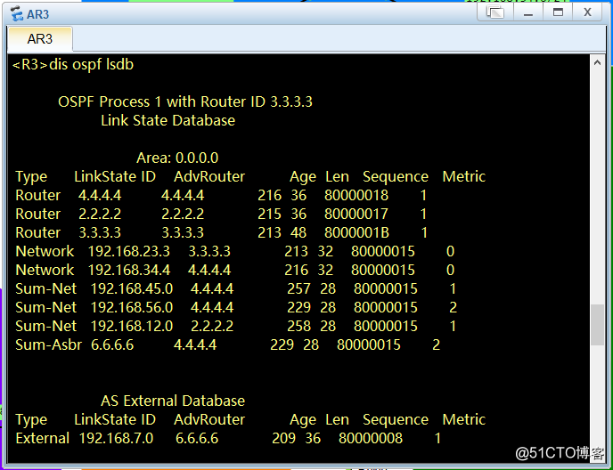 ospf 4类和5类的lsa ospf 2类lsa的作用_五类_03