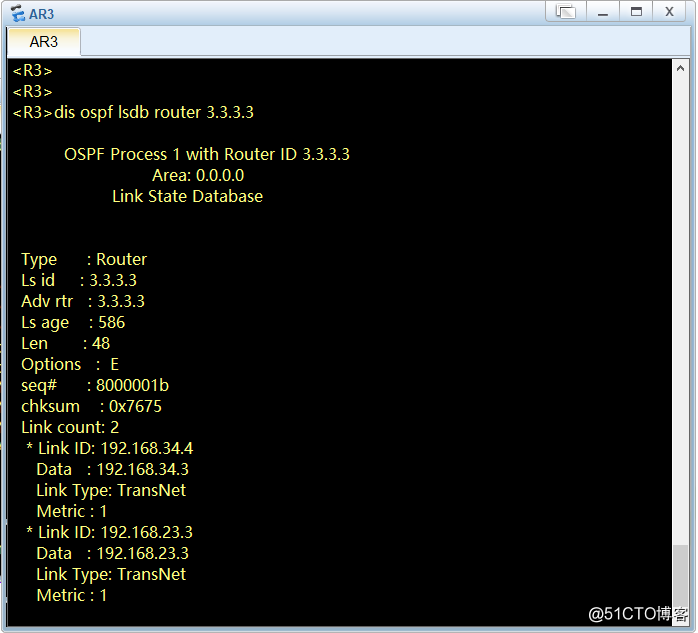 ospf 4类和5类的lsa ospf 2类lsa的作用_飞行棋ccf真题_04