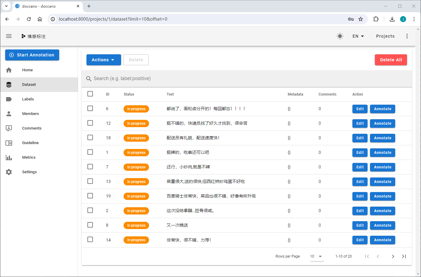 数据标注工具 doccano | 文本分类（Text  Classification）_上传数据_12