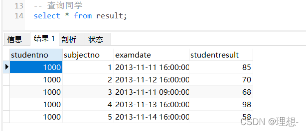 Redis 狂神 狂神mysql笔记_字段_07