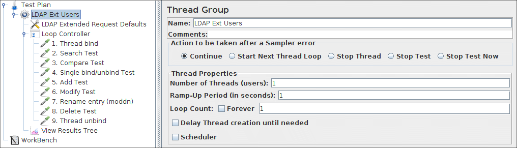 
Figure 9b.1. Thread Group with Default Values