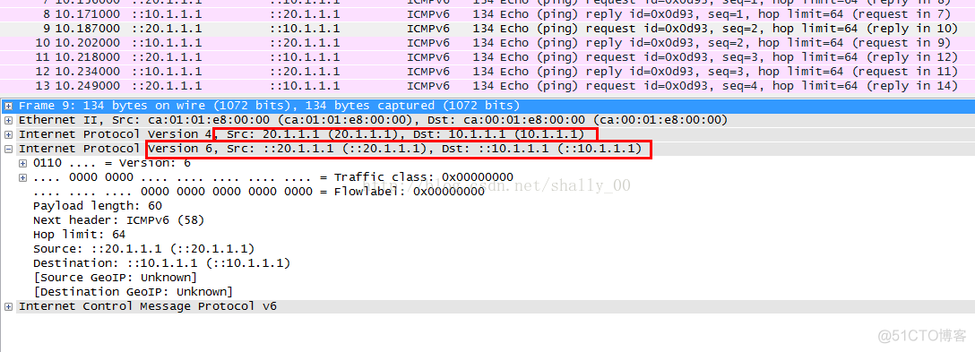 IPV6 GRE隧道配置 ipv4 in ipv6隧道_抓包_03