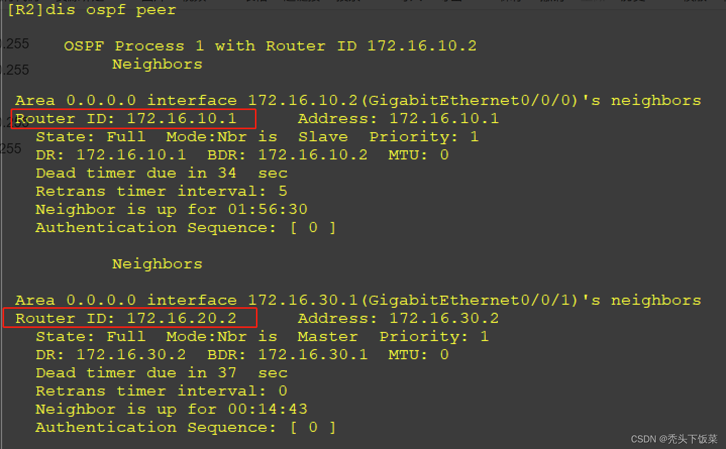 ensp ospf交换机简单配置 ensp配置ospf路由协议命令_网络_08