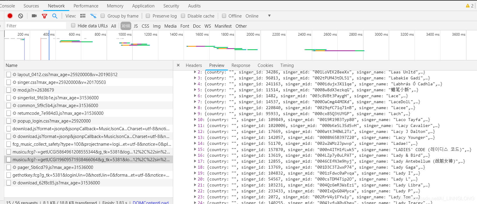 python QQ音乐 点赞量API python爬虫qq音乐歌词_多线程_11