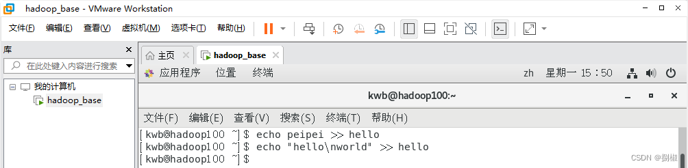 linux echo 多行到文件 linux echo命令写入文件_CentOS_07