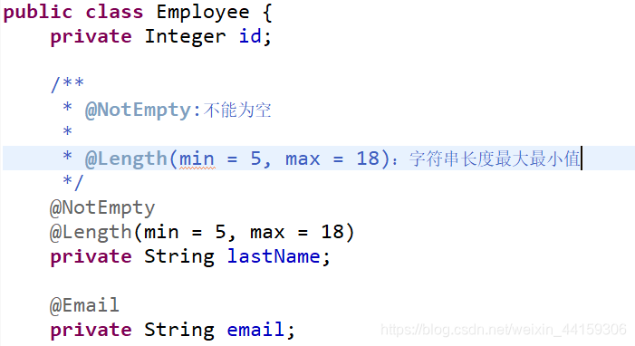 java 后台校验 form 表单 java后端数据校验_Email