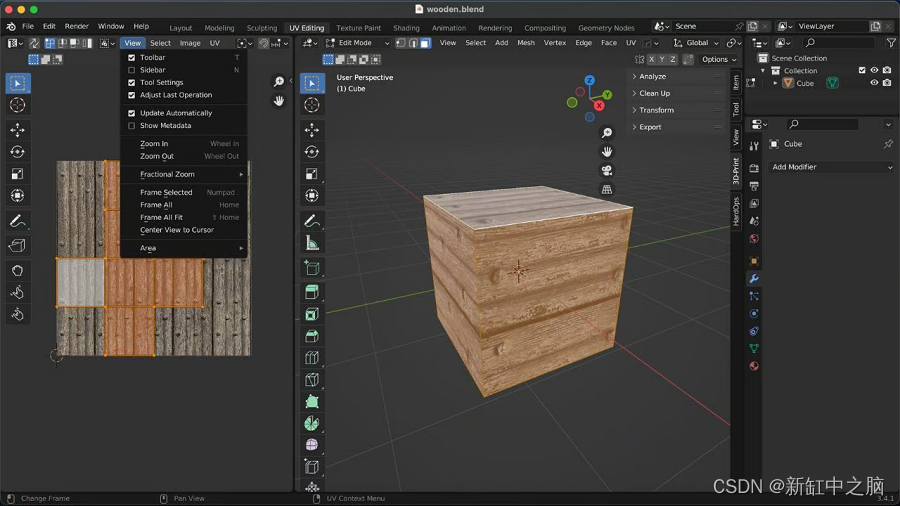 blender加入图像纹理变深 blender添加纹理_uv_05