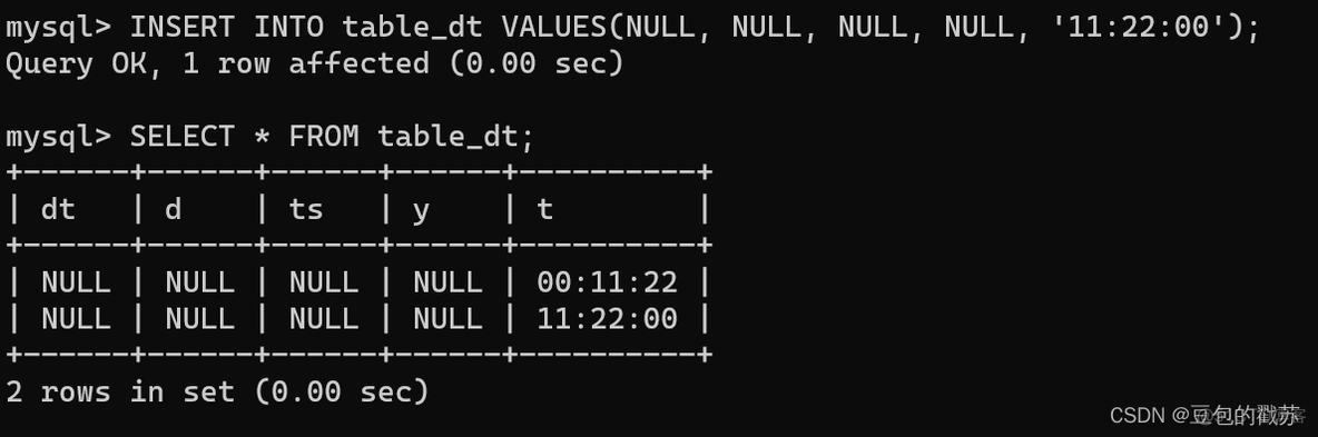 MySQL 整数 Like mysql中整数类型_mysql_31