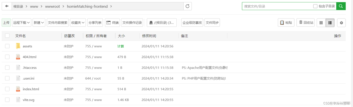 宝塔面板java环境配置 宝塔面板部署spring boot项目_spring boot_22