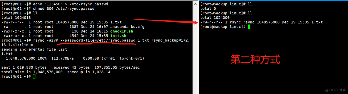 rsync ssh密码 rsync 指定密码_远程服务器_08