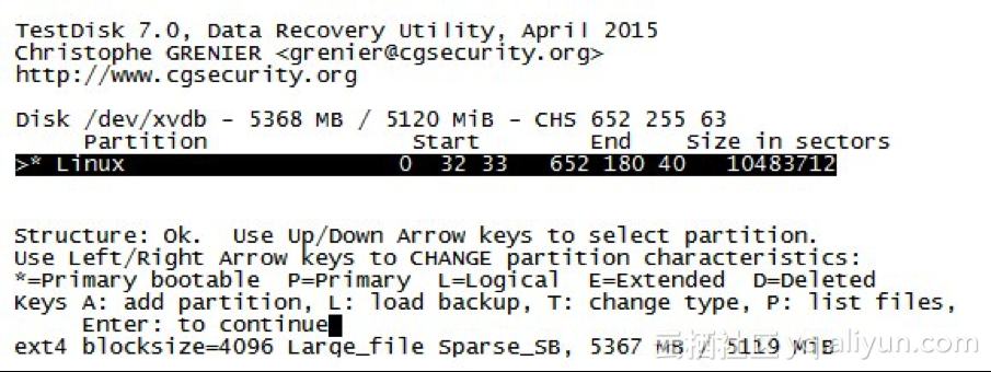 linux testdisk数据恢复 linux系统数据恢复_数据盘_10