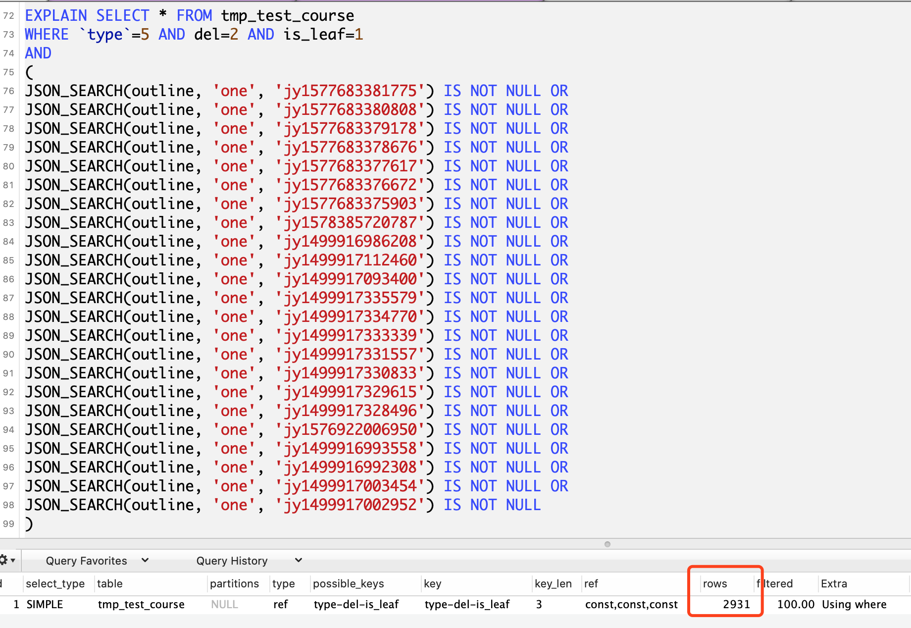 mysql json list 匹配 mysql的json查询_全文索引_08