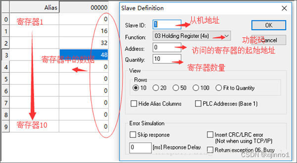 springboot 基于modbus4j实现modbus断开重连 modbus poll key_寄存器_39