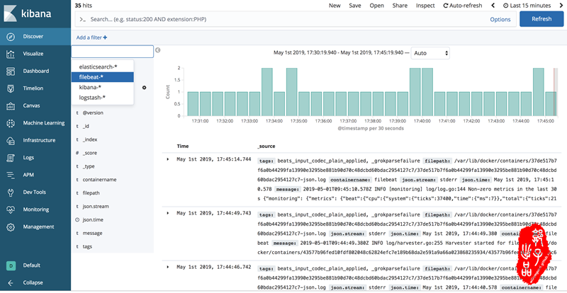 docker部署efk日志采集 elk收集docker日志_docker_03