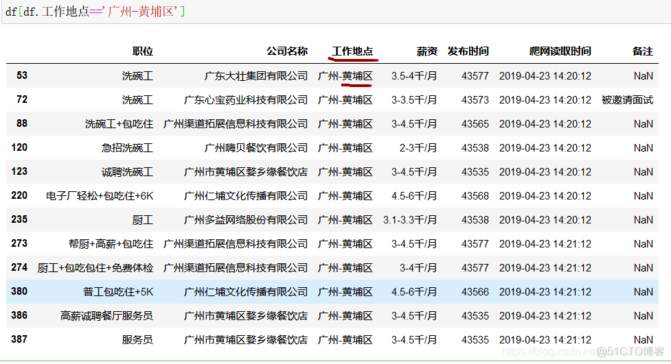 python dataframe如何筛选任意一列非空的行 python筛选excel行数据_Python_09