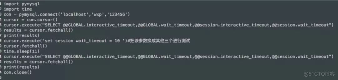 pymysql 断开连接 pymysql连接超时时间_pymysql连接mysql_05