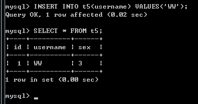 MySQL转化性别显示 mysql设置性别_主键_38