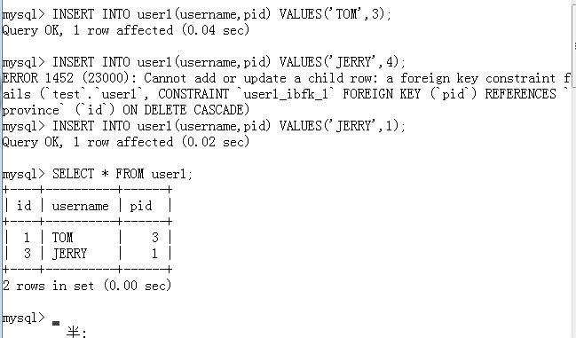 MySQL转化性别显示 mysql设置性别_外键_50