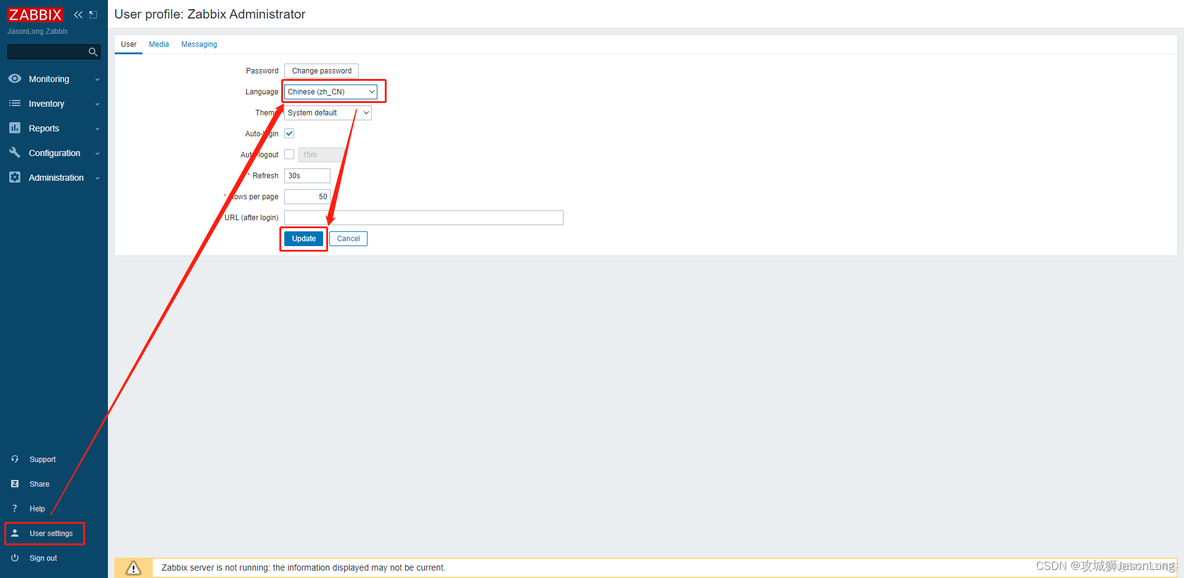 grafana 语言改成中文 grafana怎么设置显示中文_oracle_13