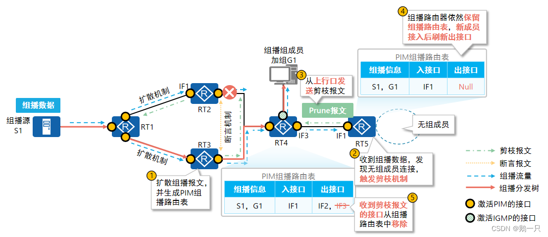 mpls pw报文封装结构图 pim报文_DM_07