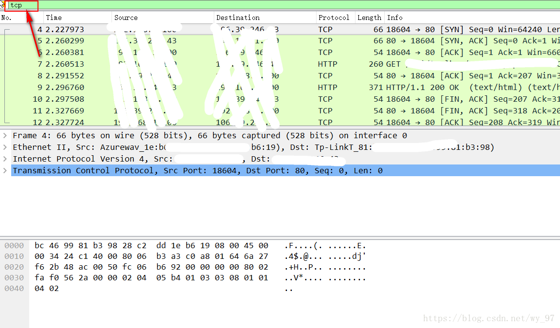 Wireshark捕获选项 wireshark捕获文件属性_Wireshark捕获选项