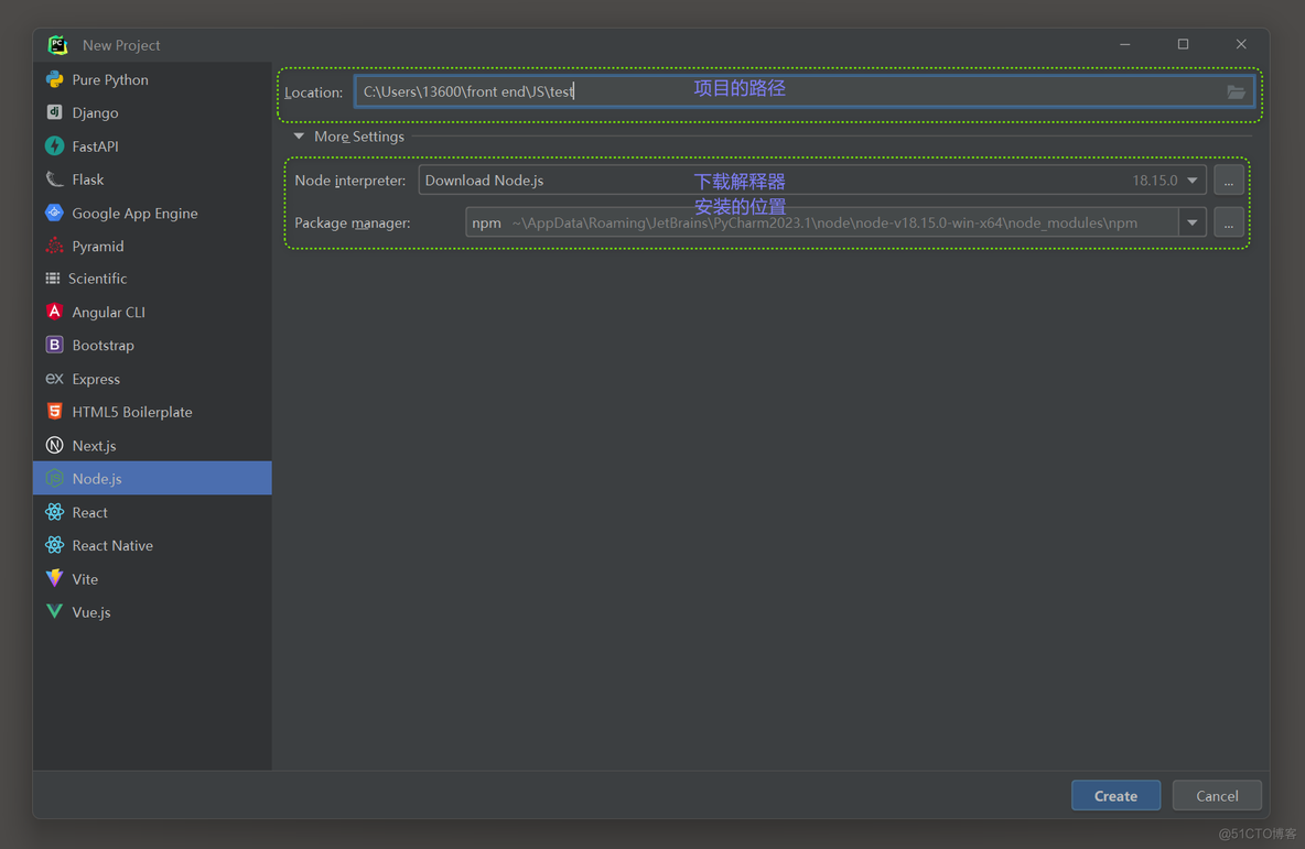 pycharm怎么javascript模板 pycharm编写js_vim_05