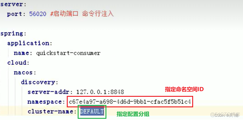 nacos namespace 指定后取public nacos namespace group_ide_17