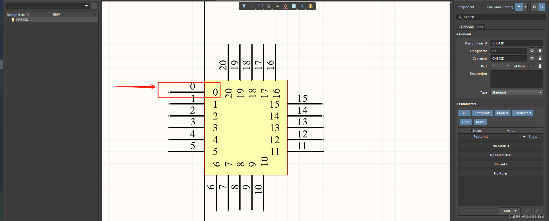 altium designer 原理图中的棕色圆点是什么 altiumdesigner原理图库_单片机_13