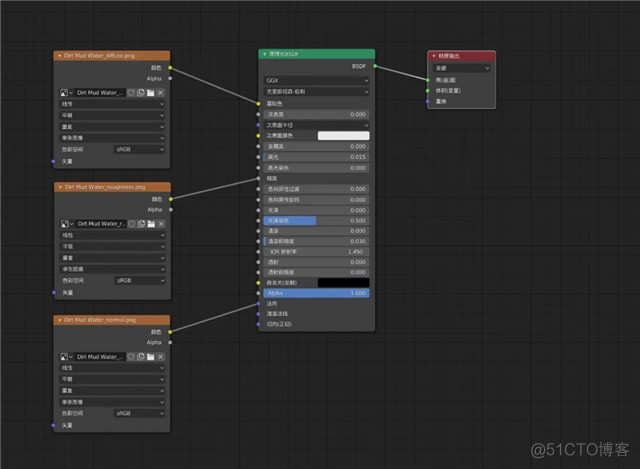 blender没有贴图只有金属度糙度烘焙 blender把材质烘焙成贴图_颜色渐变_10