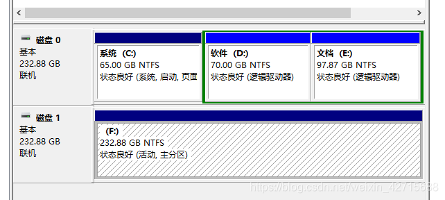 光驱位改装机械硬盘后无法进入bios 光驱改为机械硬盘_磁盘管理_02