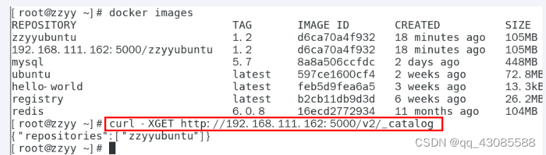 docker pull 从私有镜像仓库拉取镜像 docker镜像上传到私有仓库_容器_14