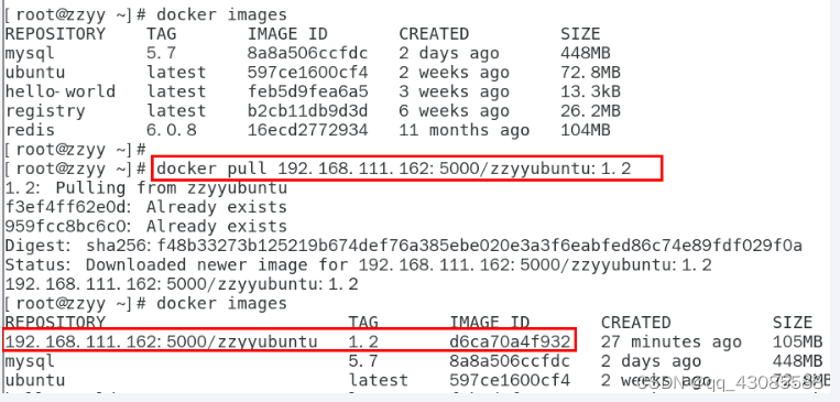 docker pull 从私有镜像仓库拉取镜像 docker镜像上传到私有仓库_docker_15