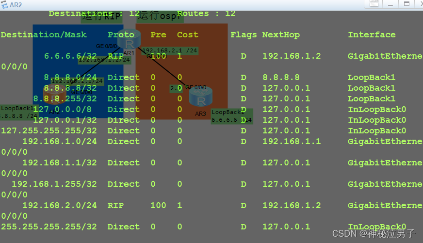 ospf引入路由携带本地tag ospf路由引入命令_华为_04