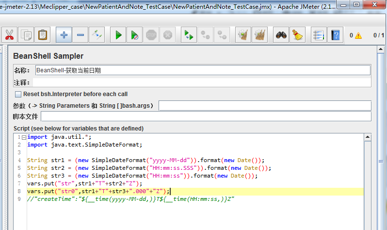 将 BeanShell PreProcessor 替换为 JSR223 PreProcessor 的 beanshell sampler_时间戳_06