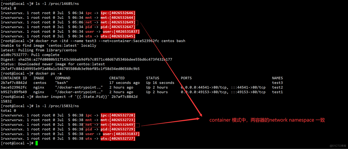 在dockerfile中指定网络模式和内存 docker的五种网络模式总结_Docker_08