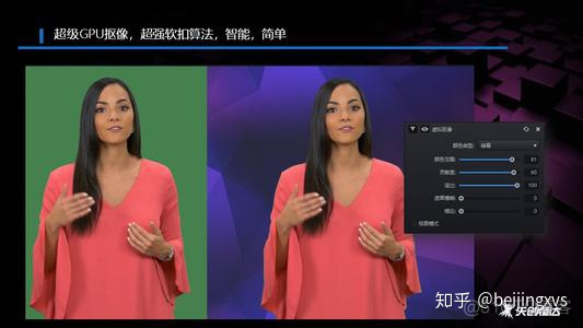 python绿幕抠图的背景绿色是什么颜色 绿幕抠图软件_连线_02