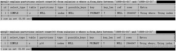 mysql自动添加分区脚本 mysql追加分区_数据库_13