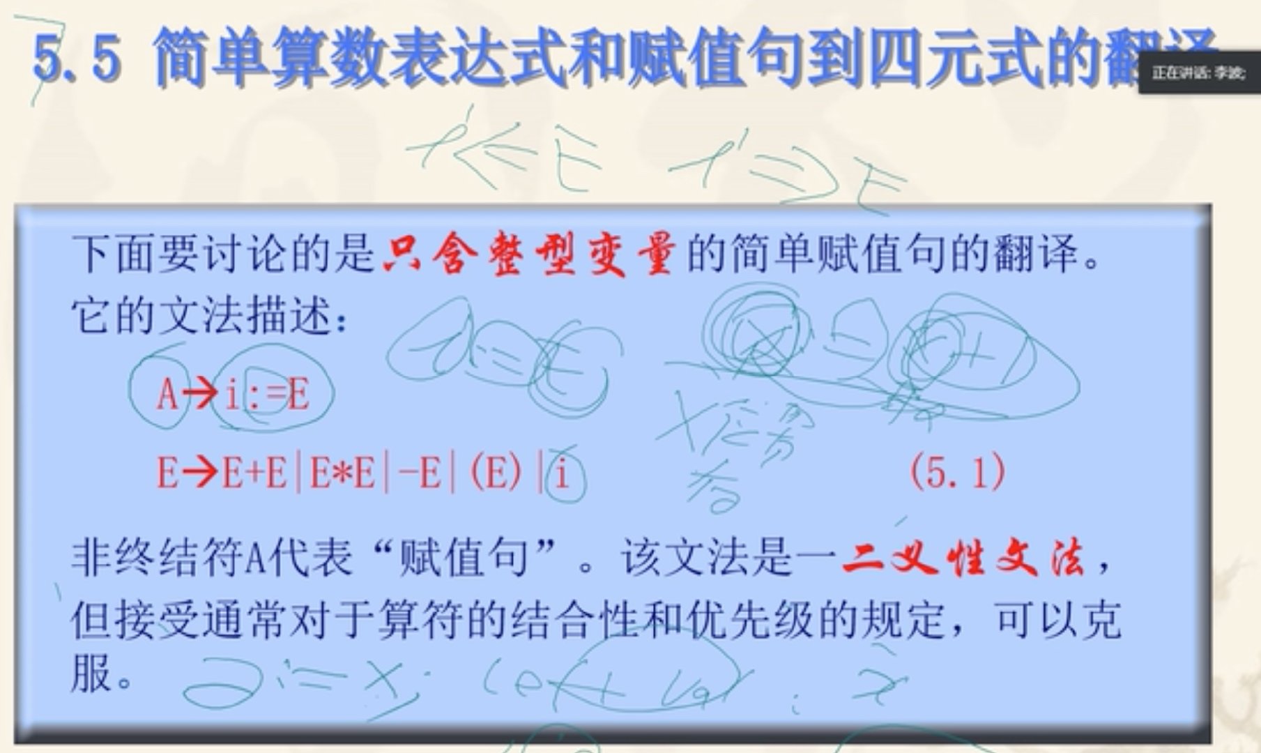 语法制导翻译Java实现 语法制导翻译程序_归约_14