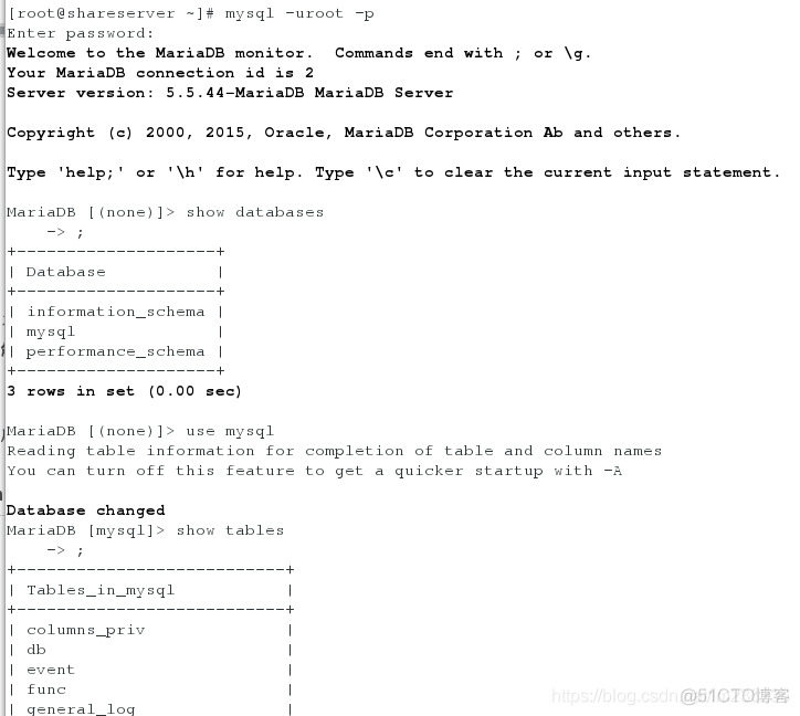 linux mysql 选中数据库 linux选择数据库_mysql_05