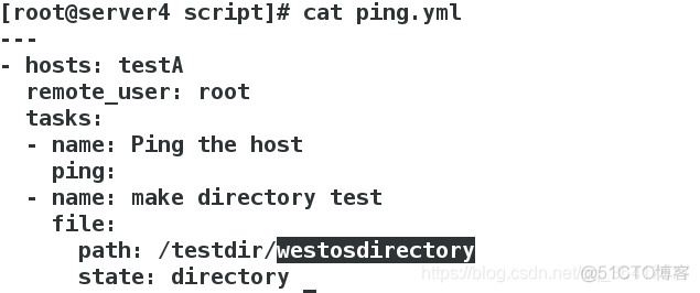 ansible playbook 执行 shell 卡住 在ansible -playbook 调用shell 脚本_缩进