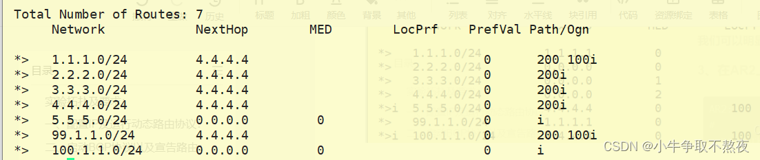 BGP 的network bgp的network宣告的特点_路由表_13