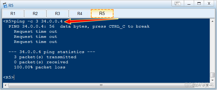 如何将ospf网络类型还原为默认类型 ospf网络类型配置_R3_09