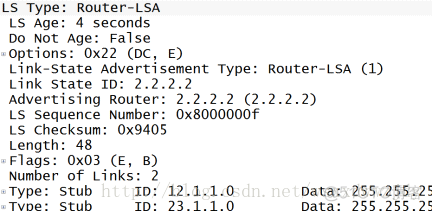 ospf类型分组 ospf的五种分组类型_链路_06