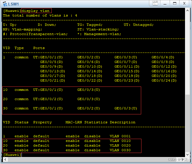 hybrid接口禁止vlan1 hybrid允许多个vlan通过_hybrid接口禁止vlan1_05