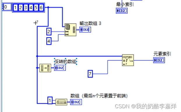 labview数组 由索引得元素 labview数组索引怎么用_数组_31