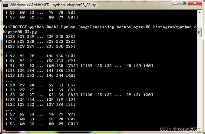 python plt直方图绘制 python做直方图_计算机视觉_11